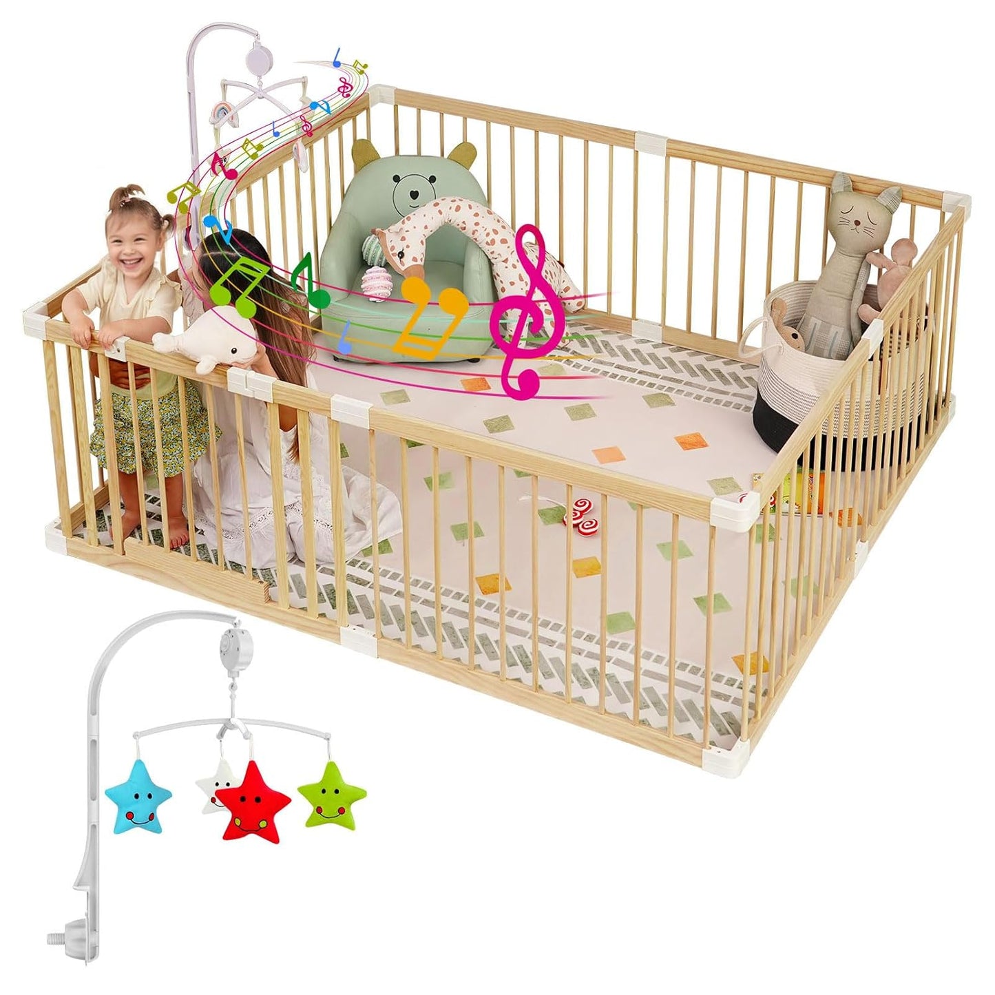 Wooden Baby playpen